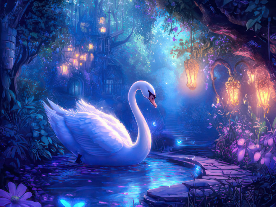Jugendstil meets Fairytale World - CALVENDO Foto-Puzzle'