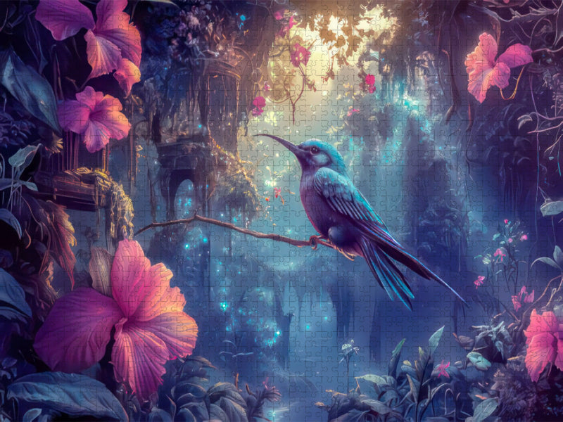 Jugendstil trifft auf die Welt der Märchen - CALVENDO Foto-Puzzle'