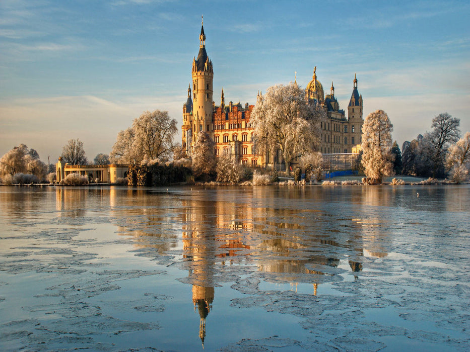Schwerin - UNESCO Weltkulturerbe - CALVENDO Foto-Puzzle'