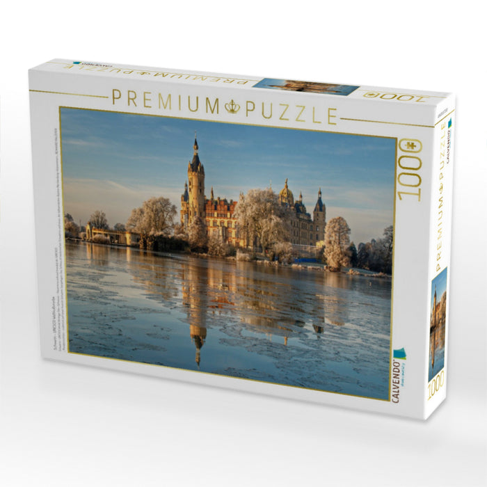 Schwerin - UNESCO Weltkulturerbe - CALVENDO Foto-Puzzle'