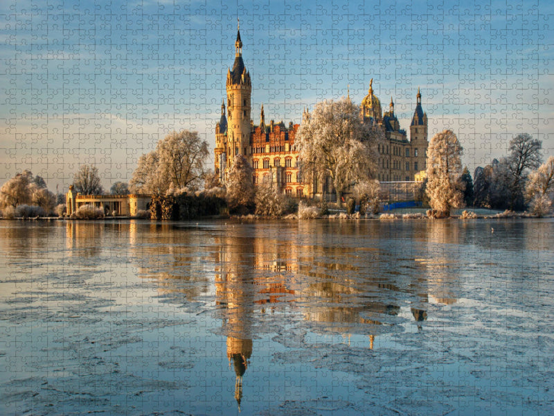 Schwerin - UNESCO Weltkulturerbe - CALVENDO Foto-Puzzle'