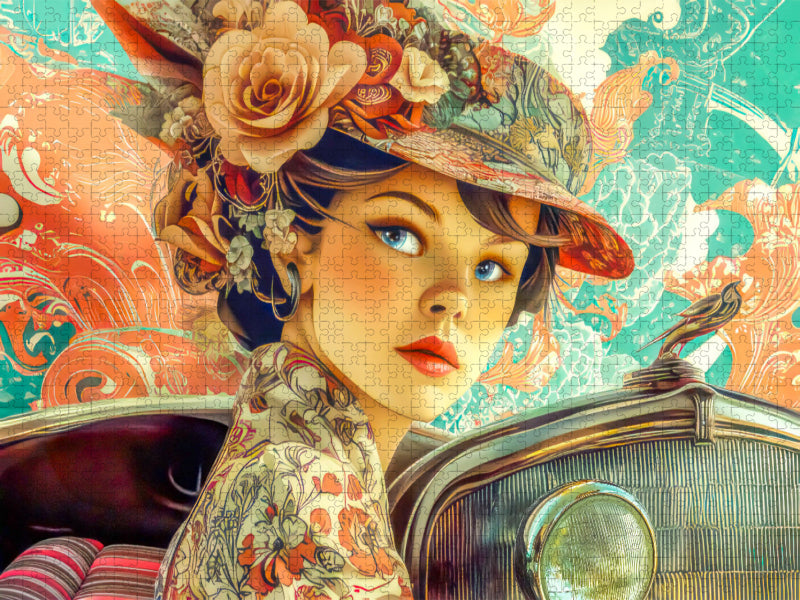 Die Epoche Art Nouveau - CALVENDO Foto-Puzzle'