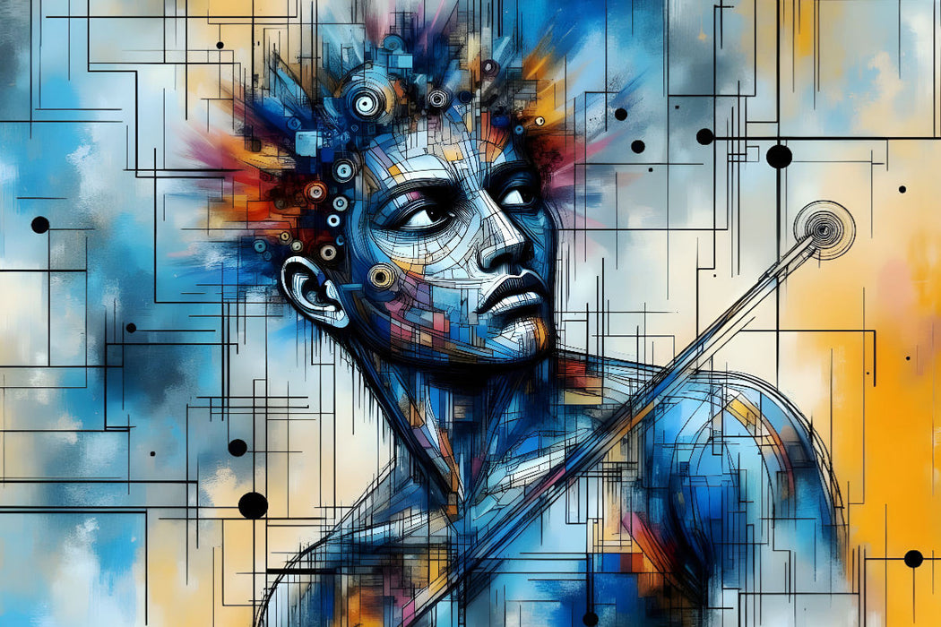 Premium Textil-Leinwand Geheimnisvolle Aura