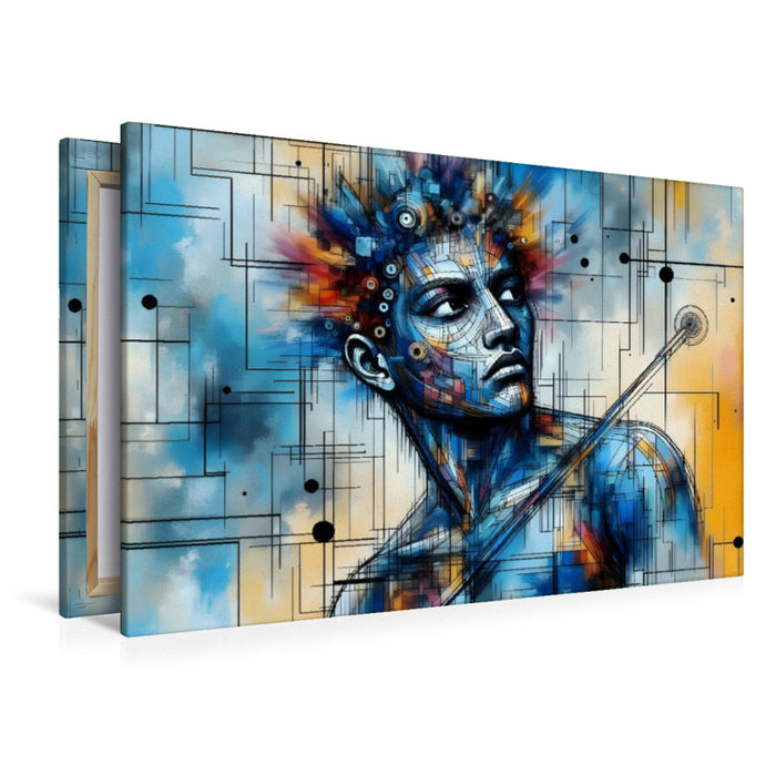 Premium Textil-Leinwand Geheimnisvolle Aura