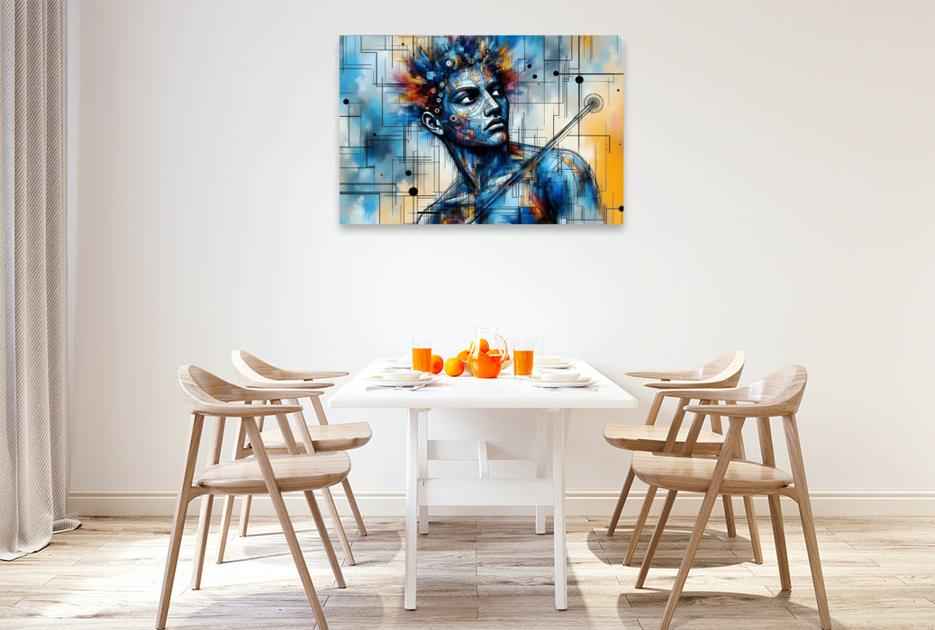 Premium Textil-Leinwand Geheimnisvolle Aura