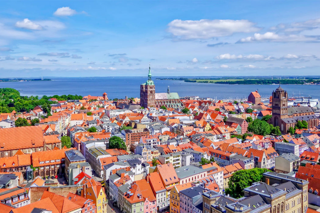 Premium Textil-Leinwand Stralsund