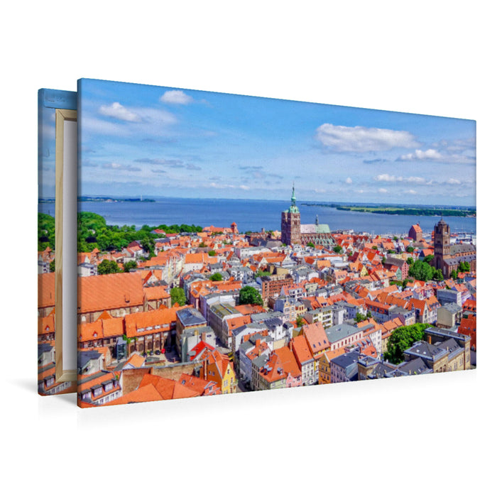 Premium Textil-Leinwand Stralsund