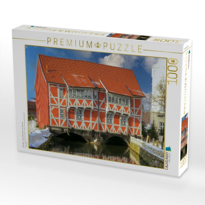 Gewölbe - das Schiefe Haus von Wismar - CALVENDO Foto-Puzzle'