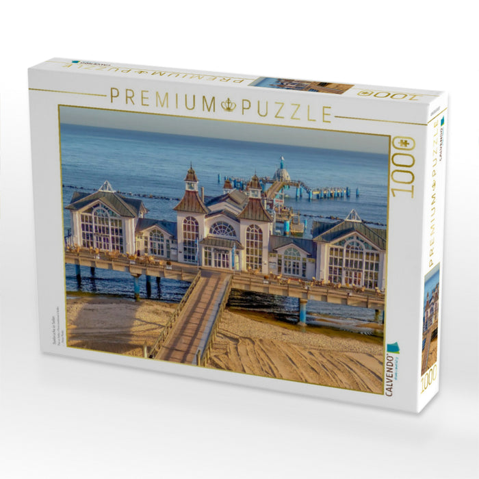 Seebrücke in Sellin - CALVENDO Foto-Puzzle'