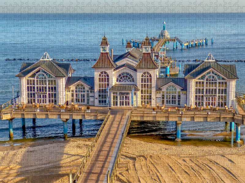 Seebrücke in Sellin - CALVENDO Foto-Puzzle'