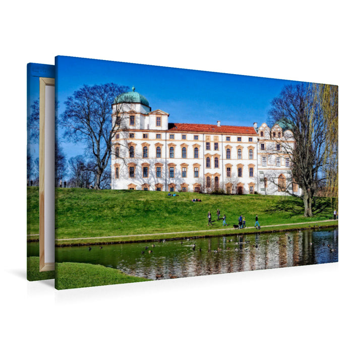 Premium Textil-Leinwand Celler Schloss