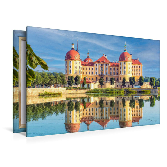 Premium Textil-Leinwand Die Moritzburg