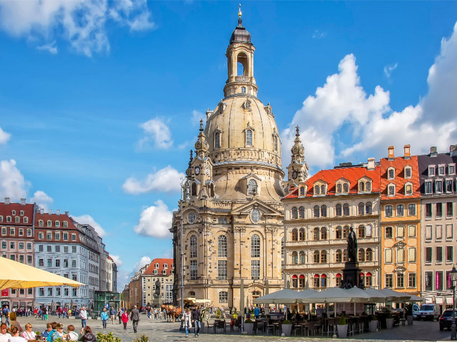 Die Frauenkirche in Dresden - CALVENDO Foto-Puzzle'
