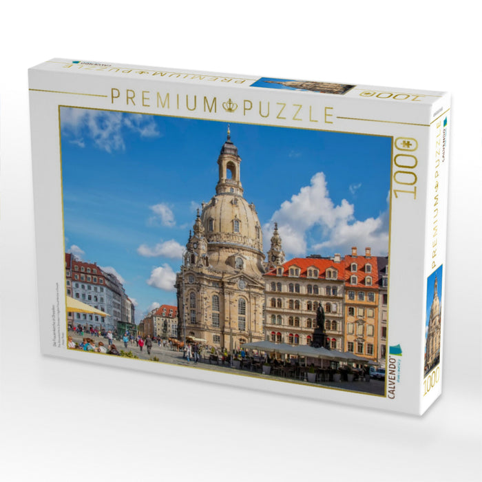 Die Frauenkirche in Dresden - CALVENDO Foto-Puzzle'