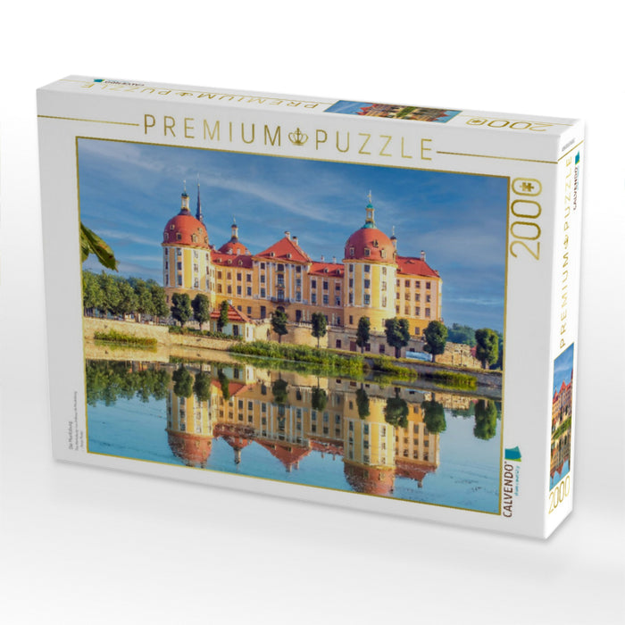 Die Moritzburg - CALVENDO Foto-Puzzle'