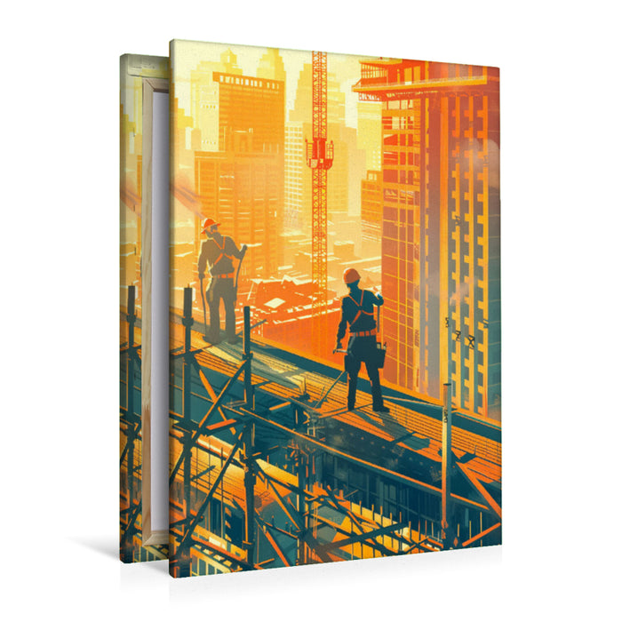 Premium Textil-Leinwand Betonsturz