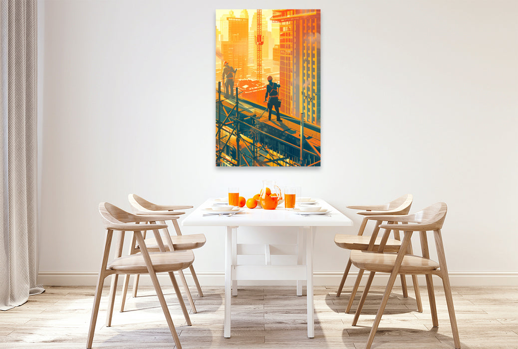 Premium Textil-Leinwand Betonsturz