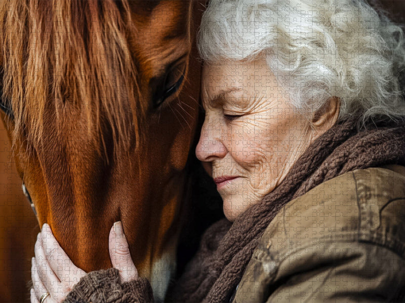 Ein Motiv aus dem Kalender Pferde und Seelensprüche - CALVENDO Foto-Puzzle'