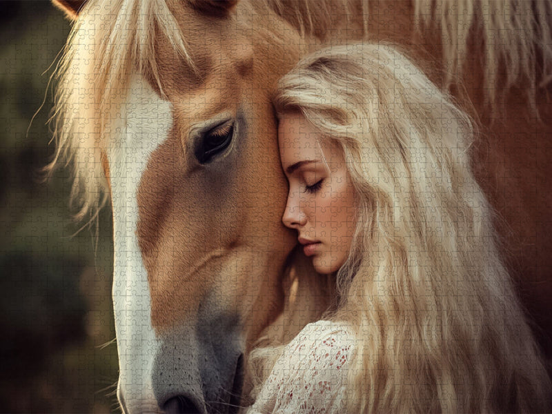 Ein Motiv aus dem Kalender Pferde und Seelensprüche - CALVENDO Foto-Puzzle'