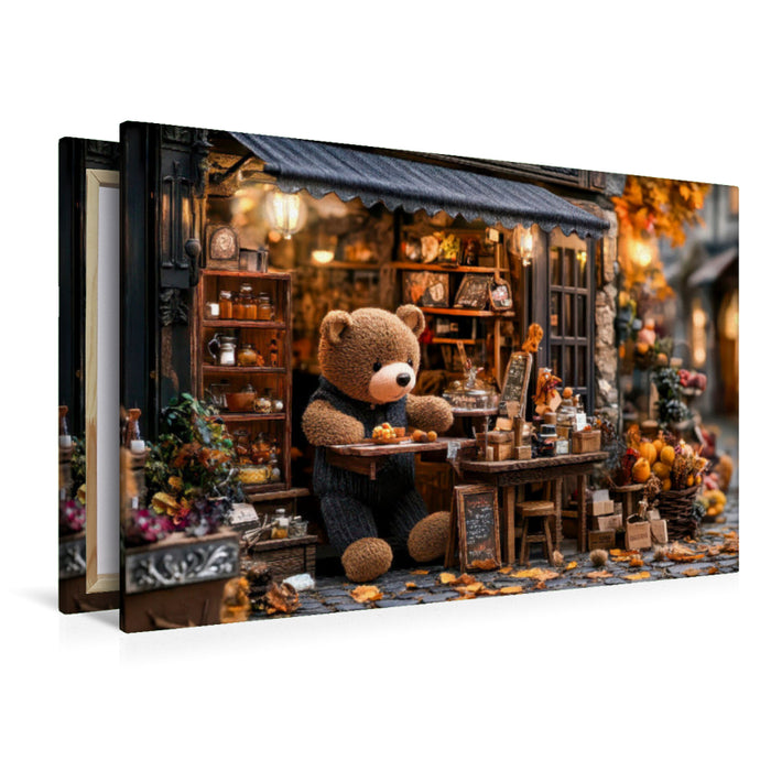 Premium Textil-Leinwand Mein Lieblingsladen