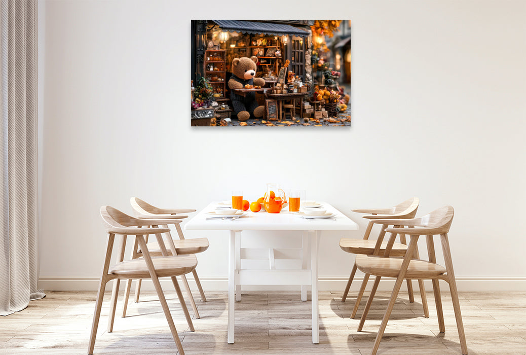 Premium Textil-Leinwand Mein Lieblingsladen