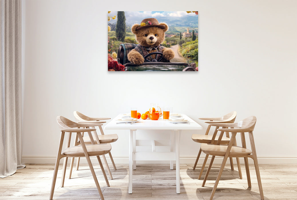 Premium Textil-Leinwand Meine Reise durch die Toskana