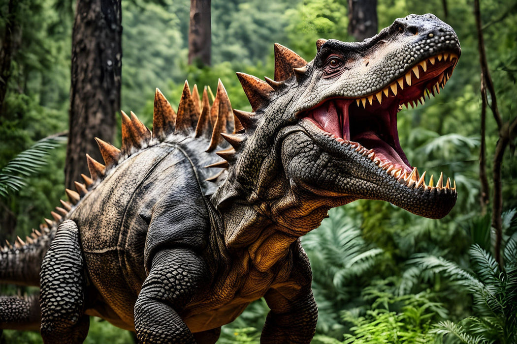 Premium Textil-Leinwand Der Brülllende Jäger