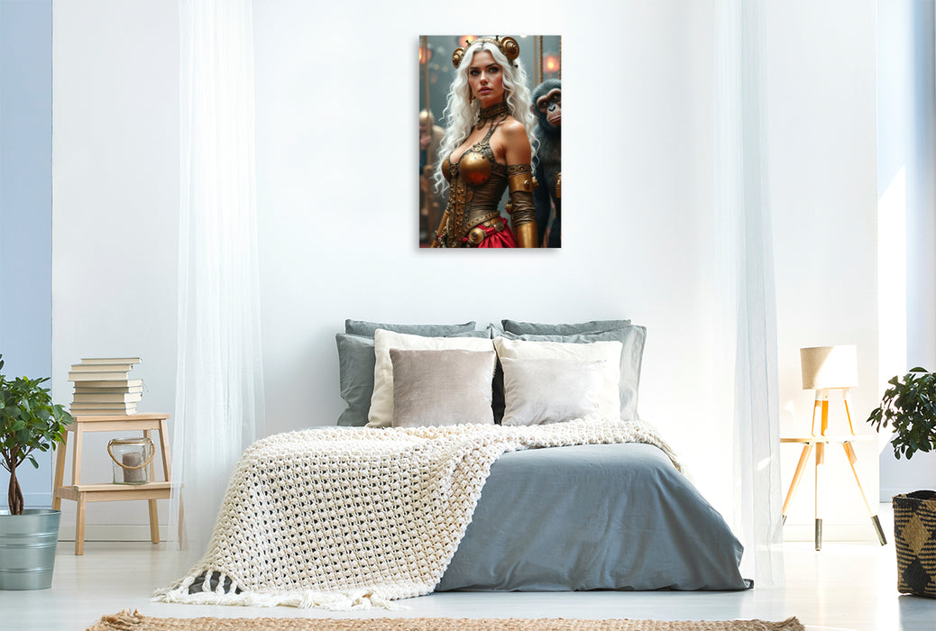 Premium Textil-Leinwand Gwendolyn Rivetbloom