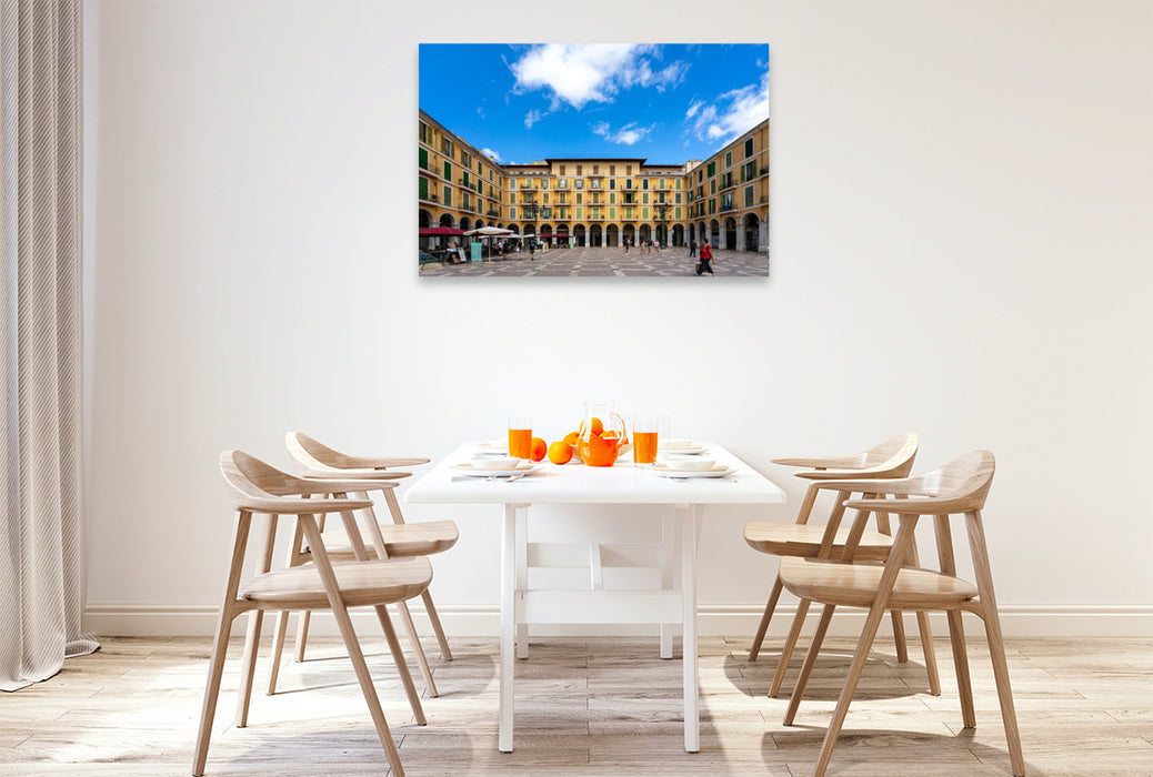 Premium Textil-Leinwand Palma - Plaza Mayor