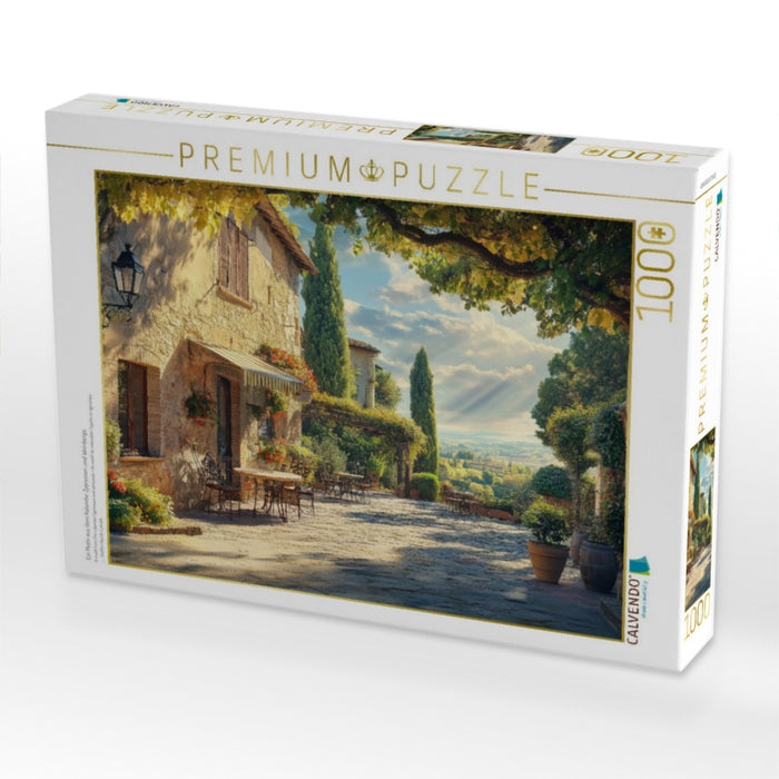 Ein Motiv aus dem Kalender Zypressen und Weinberge - CALVENDO Foto-Puzzle'