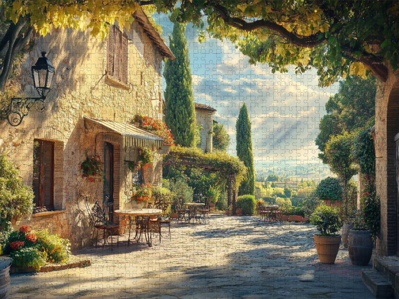 Ein Motiv aus dem Kalender Zypressen und Weinberge - CALVENDO Foto-Puzzle'