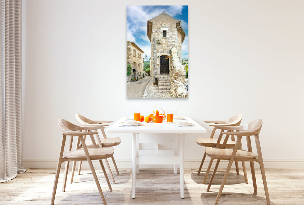 Premium Textil-Leinwand Saint Paul de Vence
