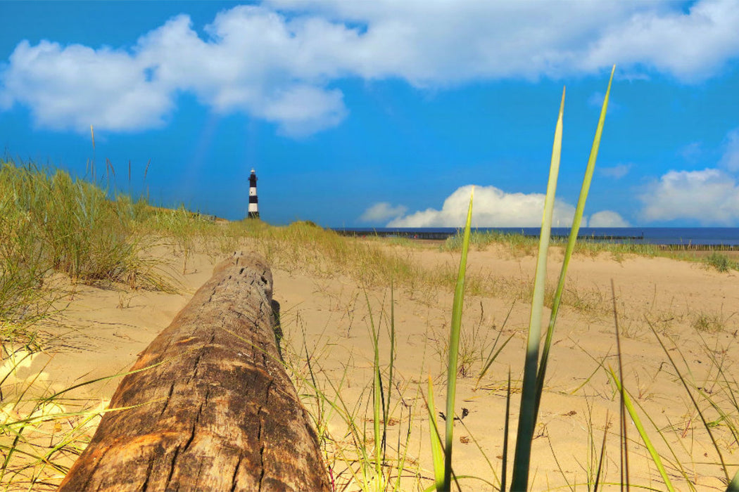 Premium Textil-Leinwand Leuchtturm Breskens Zeeland