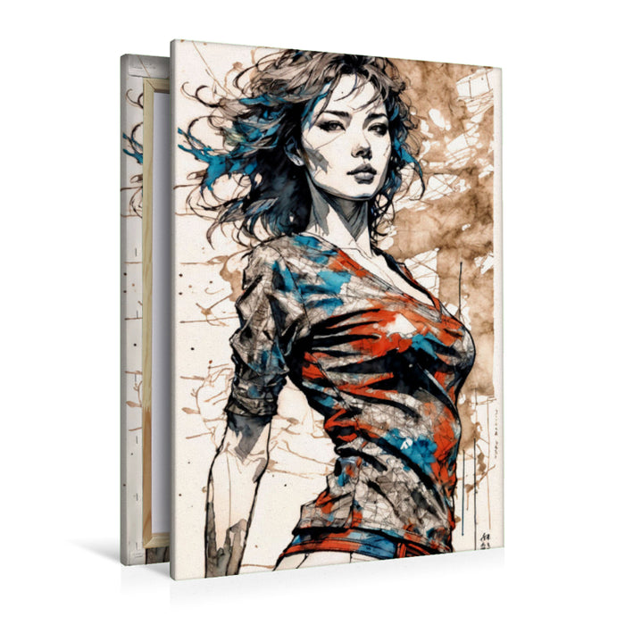 Premium Textil-Leinwand Kimberly