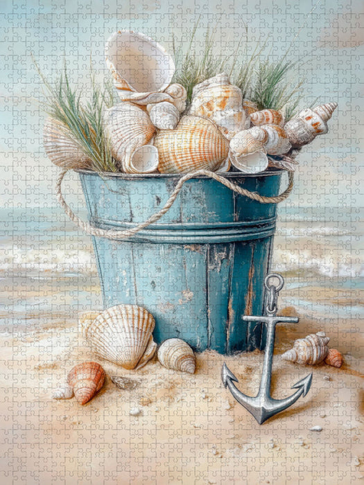 Strand-Stillleben - CALVENDO Foto-Puzzle'