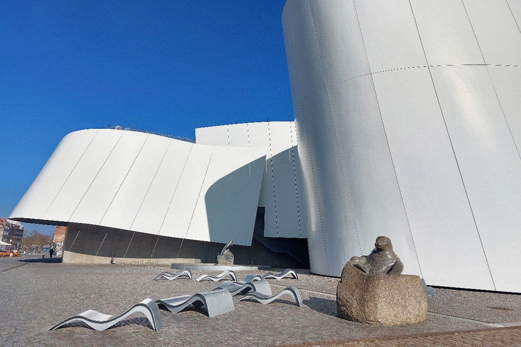 Premium Textil-Leinwand Stralsund - Ozeaneum