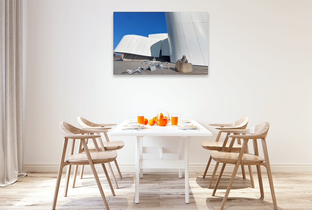 Premium Textil-Leinwand Stralsund - Ozeaneum