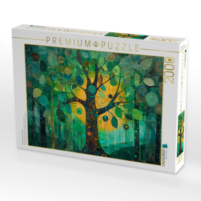 Die stille Glut der Blätter - CALVENDO Foto-Puzzle'