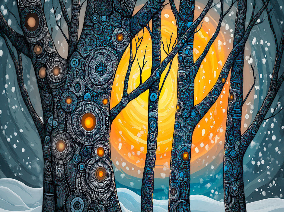 Schimmernde Stille - CALVENDO Foto-Puzzle'