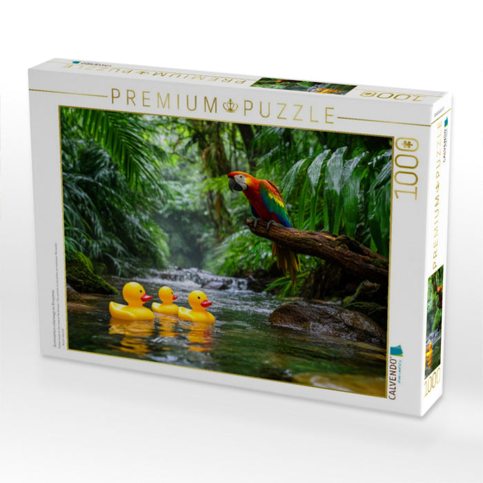 Gummienten unterwegs im Amazonas - CALVENDO Foto-Puzzle'
