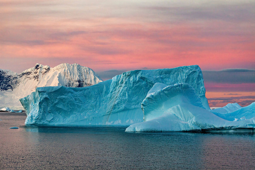 Premium Textil-Leinwand Sonnenuntergang