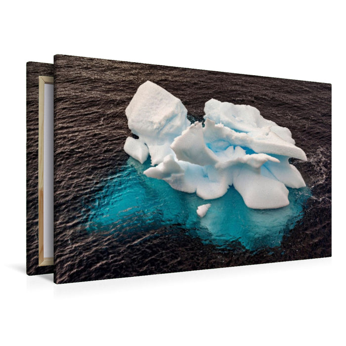 Premium Textil-Leinwand Eisberg