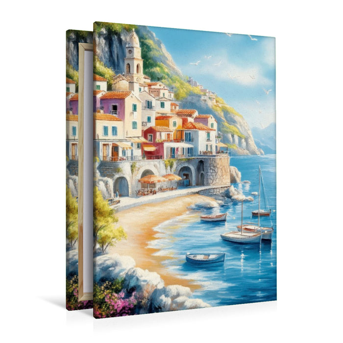 Premium Textil-Leinwand Diese Aussicht ist grandios