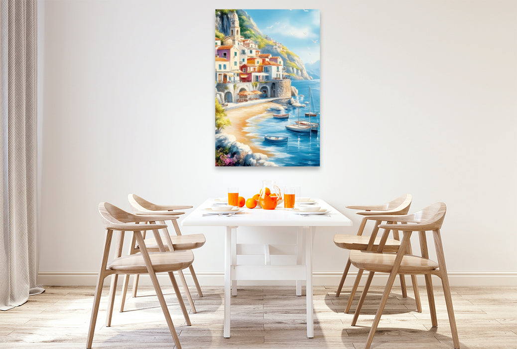 Premium Textil-Leinwand Diese Aussicht ist grandios