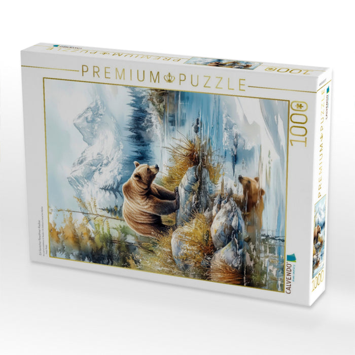 Ein tierischer Bewohner Alaskas - CALVENDO Foto-Puzzle'