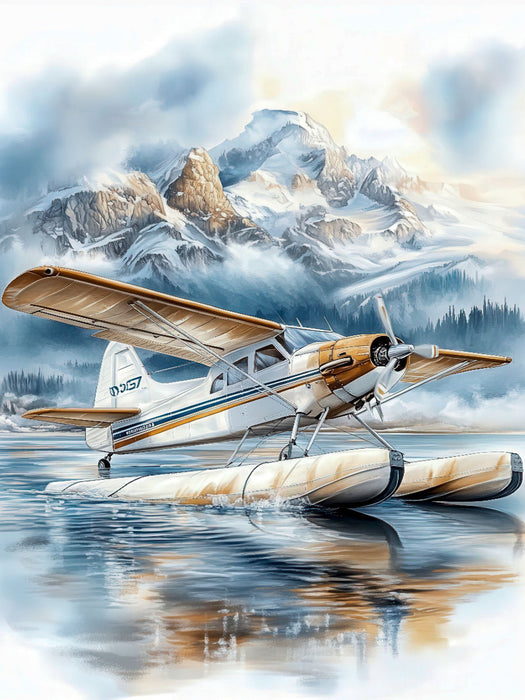 Das Wasserflugzeug - ein praktisches Verkehrsmittel - CALVENDO Foto-Puzzle'