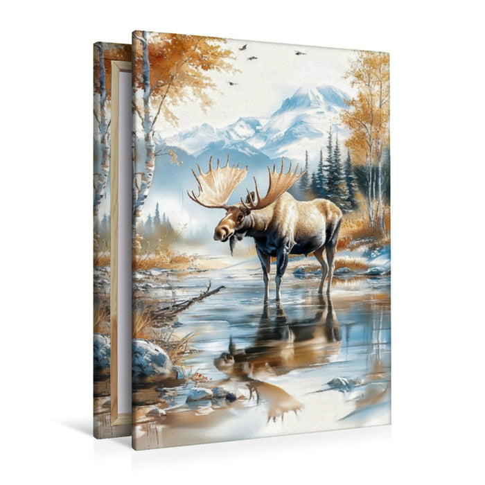 Premium Textil-Leinwand Majestätischer Anblick