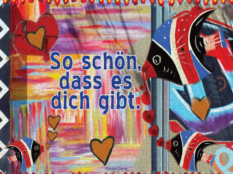 Ein Motiv aus dem Kalender So schön, dass es dich gibt - CALVENDO Foto-Puzzle'