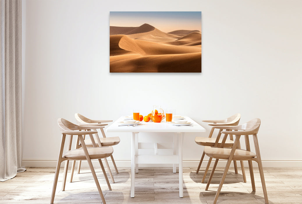 Premium Textil-Leinwand Ein Motiv aus dem Kalender Marokko, ein lebendiges Mosaik voller Farben.