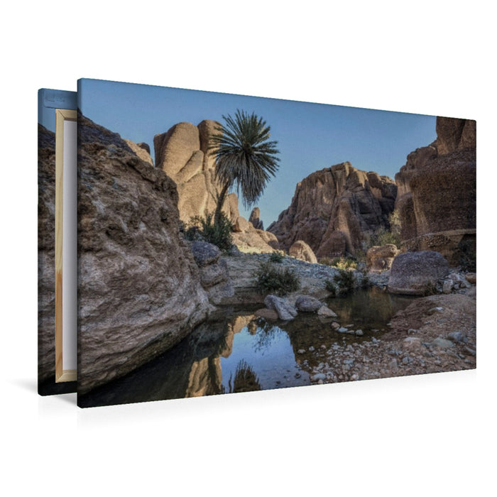 Premium Textil-Leinwand Tislit Schlucht